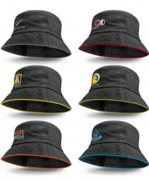 Bondi Bucket Hat Coloured Sandwich Trim