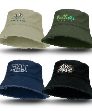 Raw Edge Bucket Hat